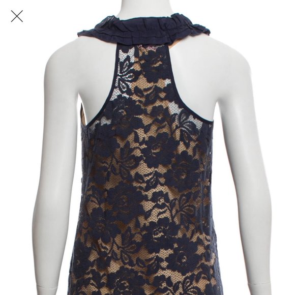 Calypso St Barth Blue Lace Sun Dress Razor Back S - Picture 4 of 5